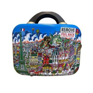 Heys Fazzino Paris Hard-Shell Cosmetic Case With Vibrant Artwork